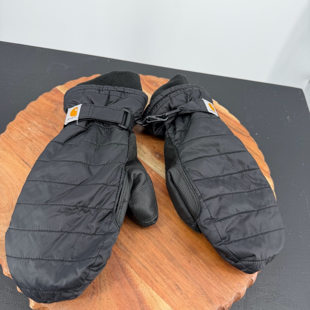 Carhartt Women's L WA625 Black‎ Quilts Insulated Mittens